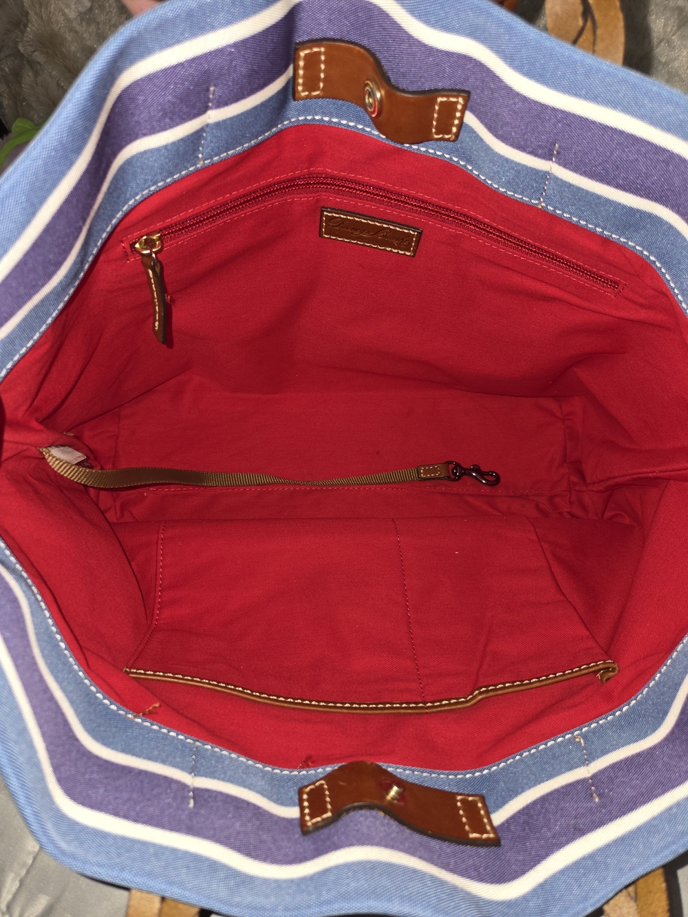 Dooney & Bourke Canvad Sullivan Shopper Tote Bag - Picture 9 of 14